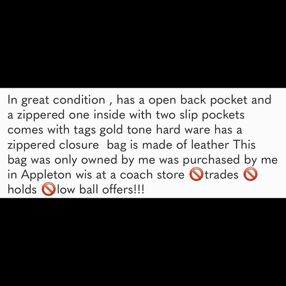 Black coach Ava tote - Picture 5 of 5